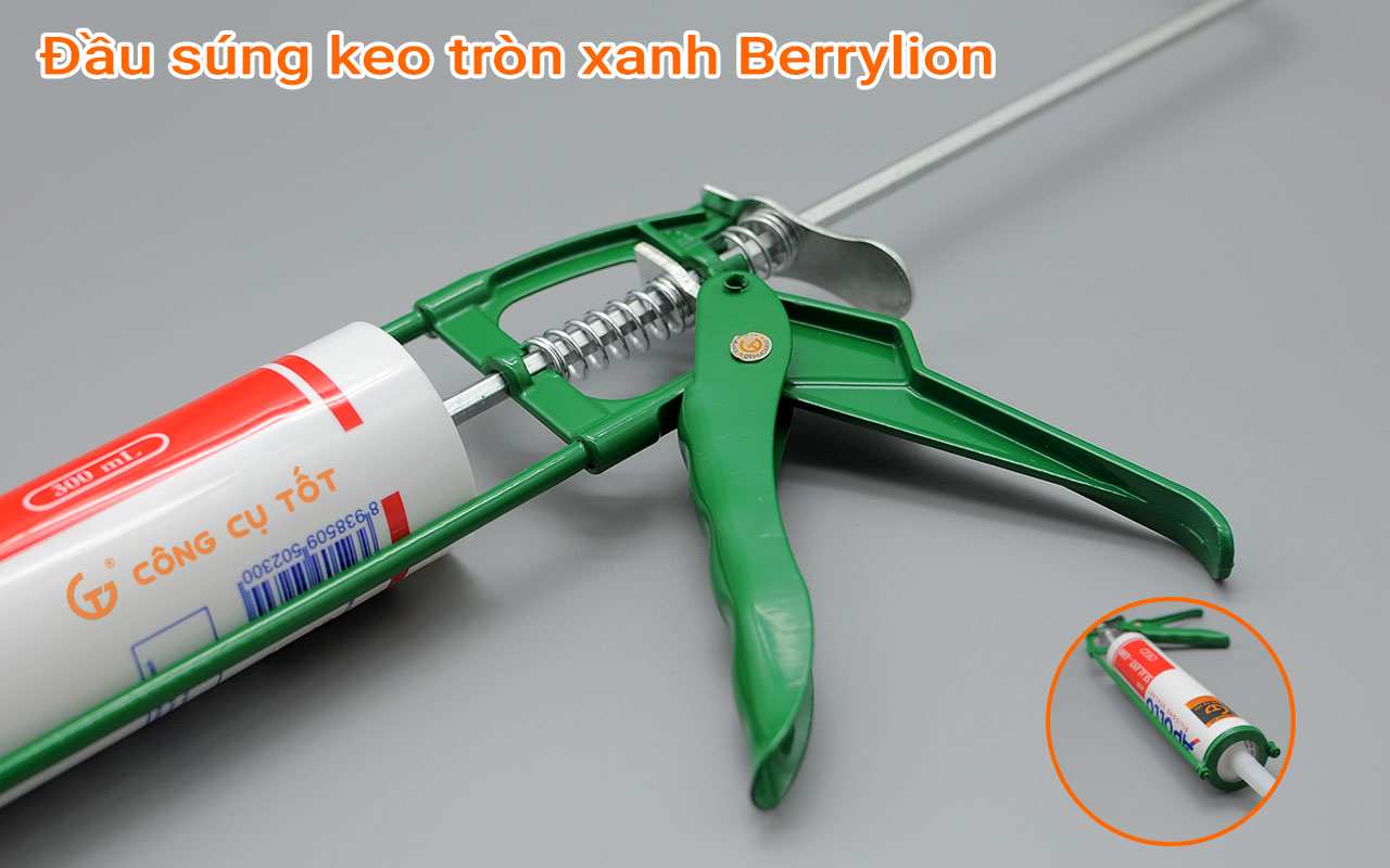 Hình ảnh 5 của mặt hàng Súng bắn keo thanh đôi màu xanh lá cây Berrylion 050805003