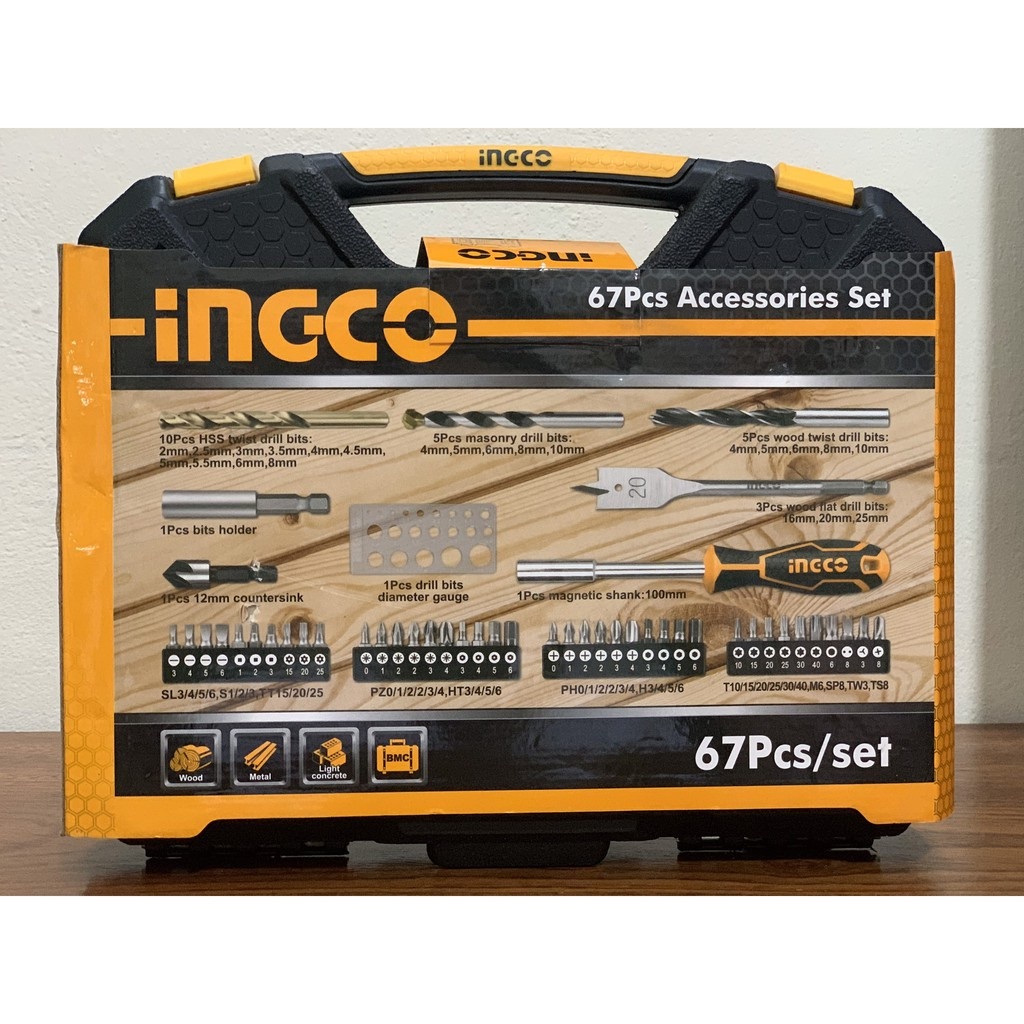 Hình ảnh 10 của mặt hàng Bộ 67 món dụng cụ Ingco HKTAC010671