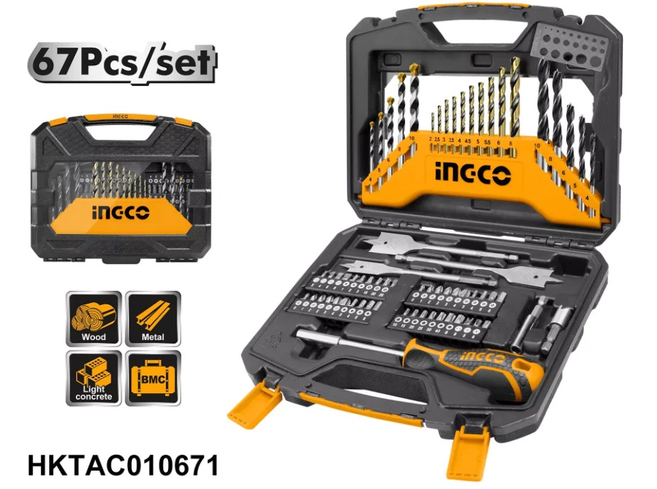 Hình ảnh 5 của mặt hàng Bộ 67 món dụng cụ Ingco HKTAC010671