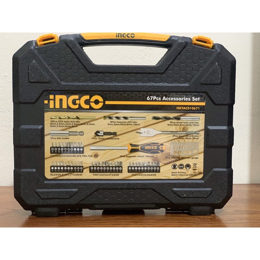 Hình ảnh 9 của mặt hàng Bộ 67 món dụng cụ Ingco HKTAC010671