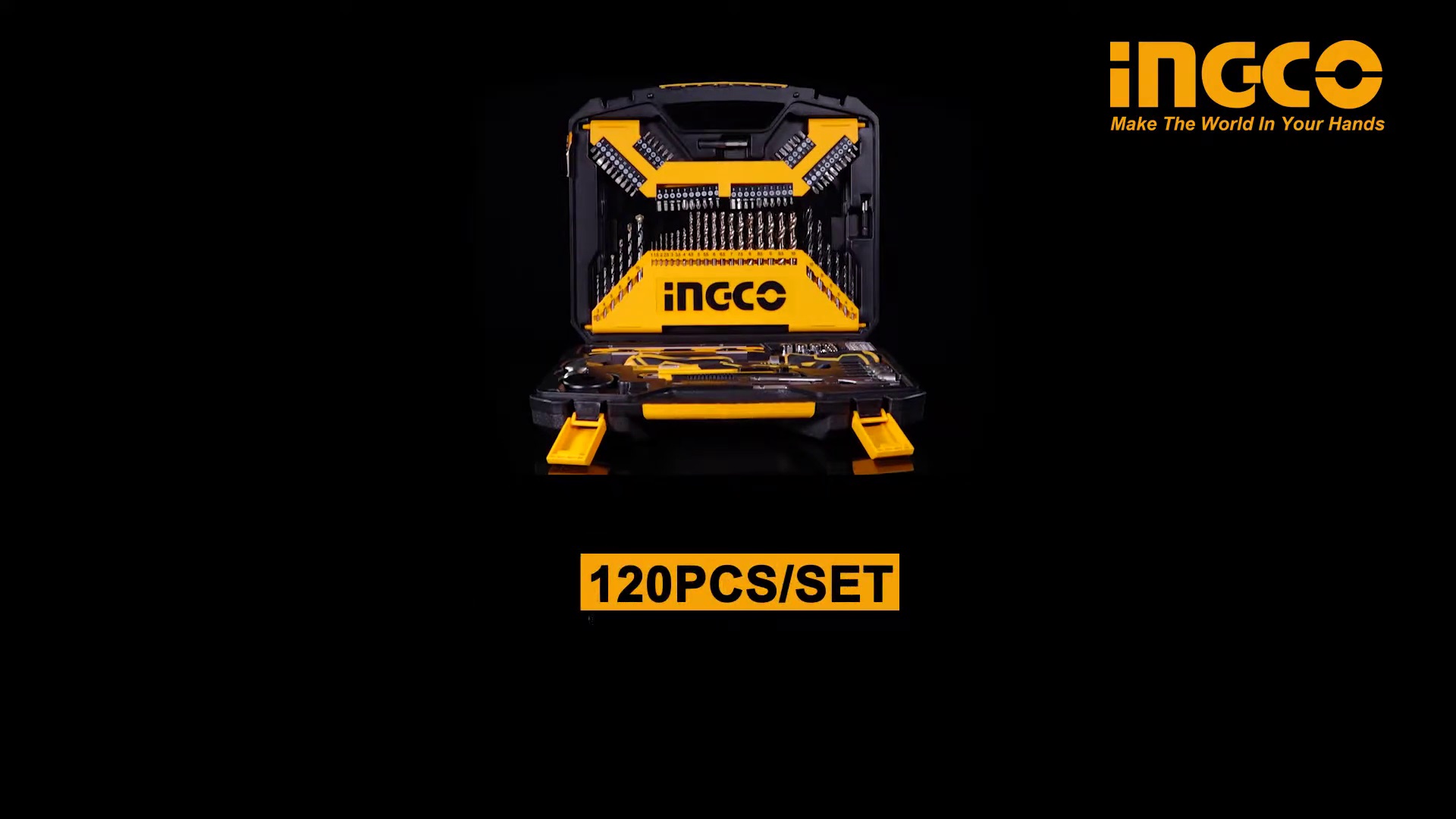 Hình ảnh 1 của mặt hàng Bộ 120 món dụng cụ Ingco HKTAC011201