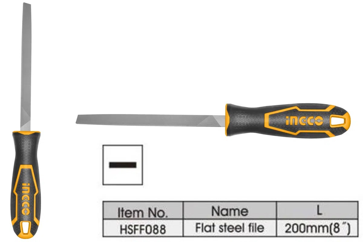 Hình ảnh 1 của mặt hàng Giũa sắt dẹp Ingco HSFF088