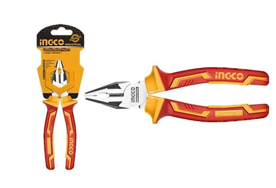 Hình ảnh 1 của mặt hàng Kềm răng cách điện 6"/160mm Ingco HICP28168