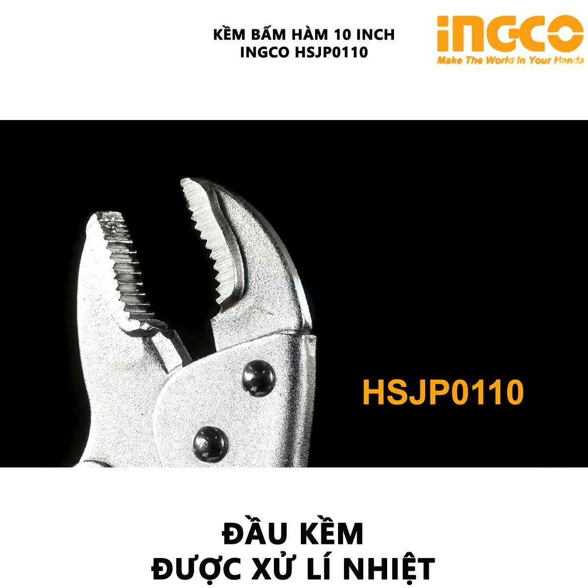 Hình ảnh 4 của mặt hàng Kềm bấm hàm Ingco HSJP0110