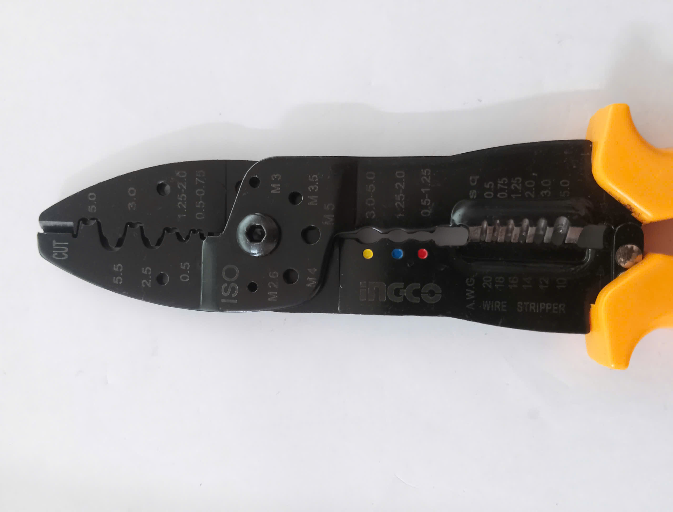 Hình ảnh 12 của mặt hàng Kềm tuốt dây điện đa năng 10"/250mm Ingco HWSP101
