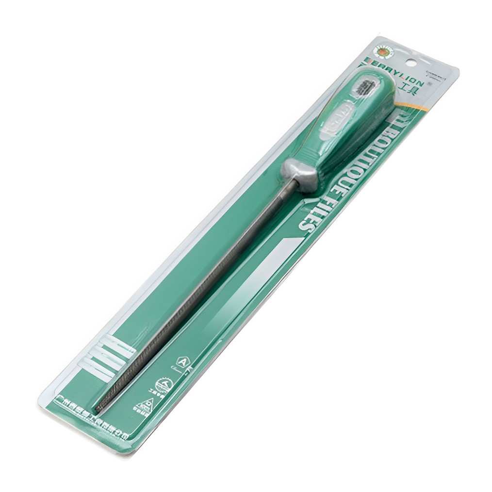 Hình ảnh 6 của mặt hàng Bộ 6 giũa tròn nhọn tay cầm 2 màu 3X140mm Berrylion 052653140