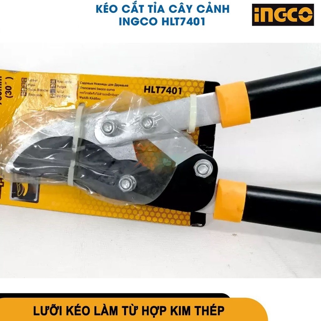 Hình ảnh 2 của mặt hàng Kéo cắt cây kiểng 30" Ingco HLT7401