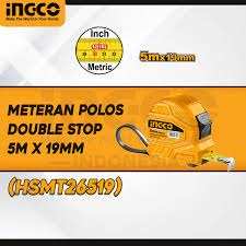 Hình ảnh 5 của mặt hàng Thước kéo thép nền vàng Ingco HSMT26519