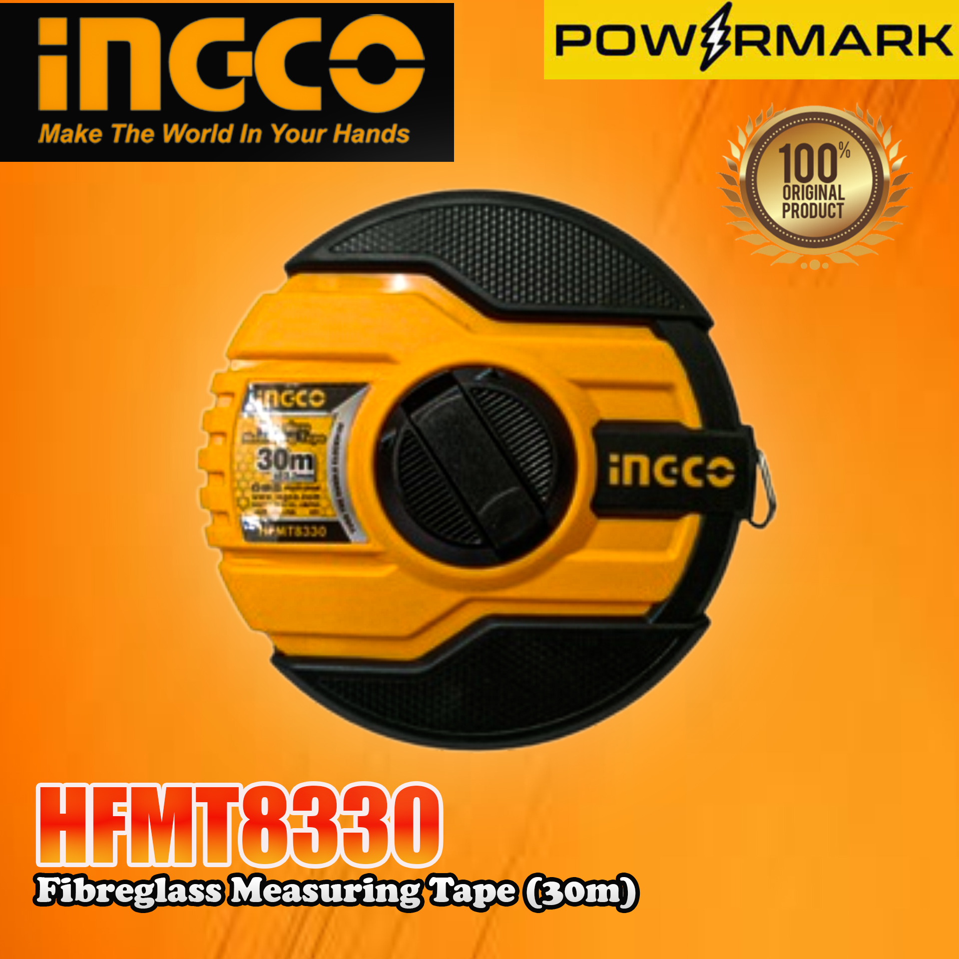 Hình ảnh 1 của mặt hàng Thước dây sợi thủy tinh Ingco HFMT8330