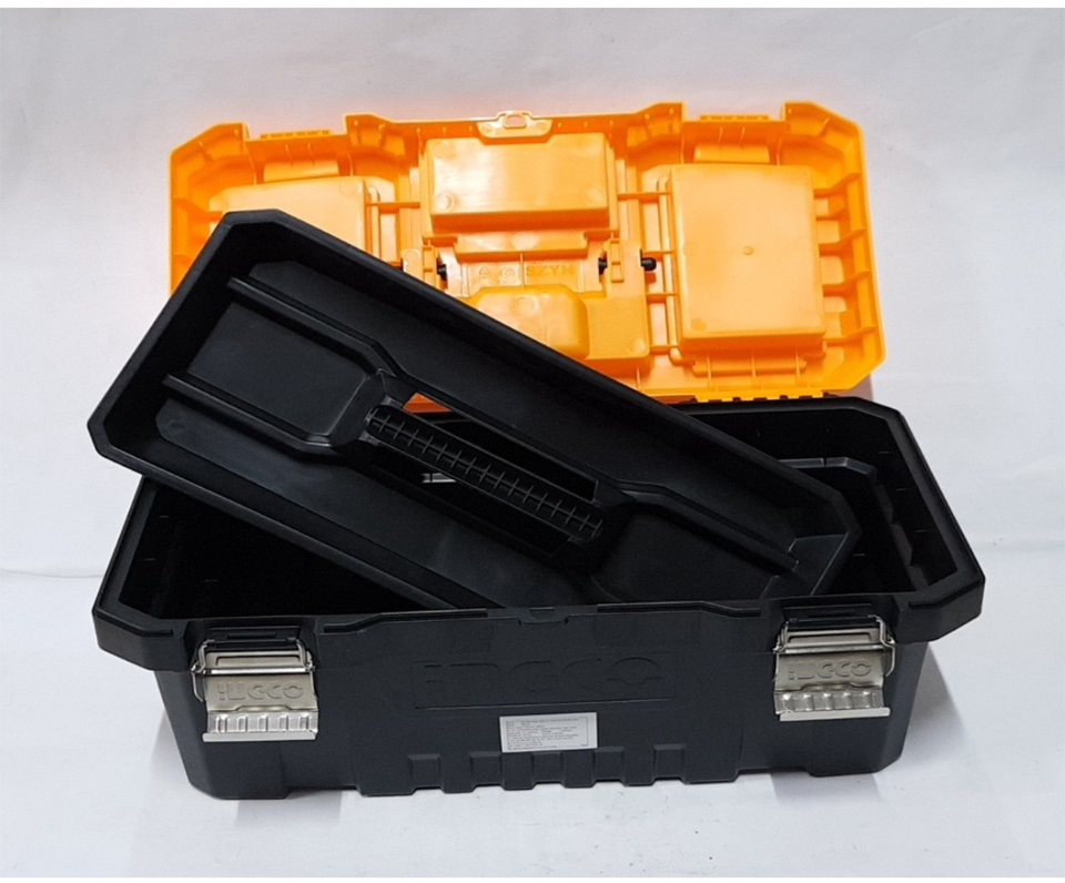 Hình ảnh 3 của mặt hàng Hộp nhựa đựng công cụ 17" (khóa kim loại) Ingco PBX1702