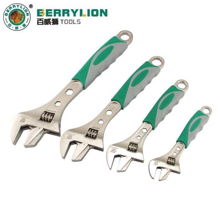 Hình ảnh 5 của mặt hàng Mỏ lết đa năng cán bọc nhựa 6"150mm Berrylion 080405150