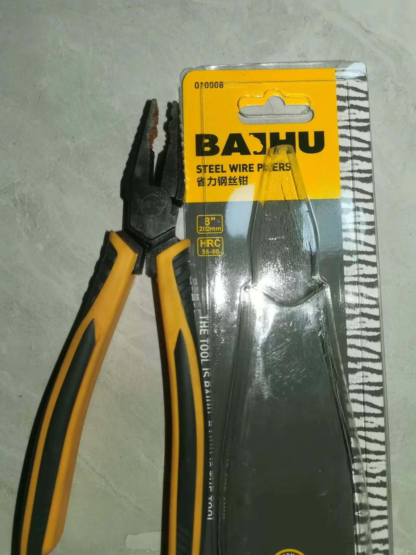 Hình ảnh 7 của mặt hàng KỀM ĐIỆN CÁN THẲNG 8'' Baihu 010008