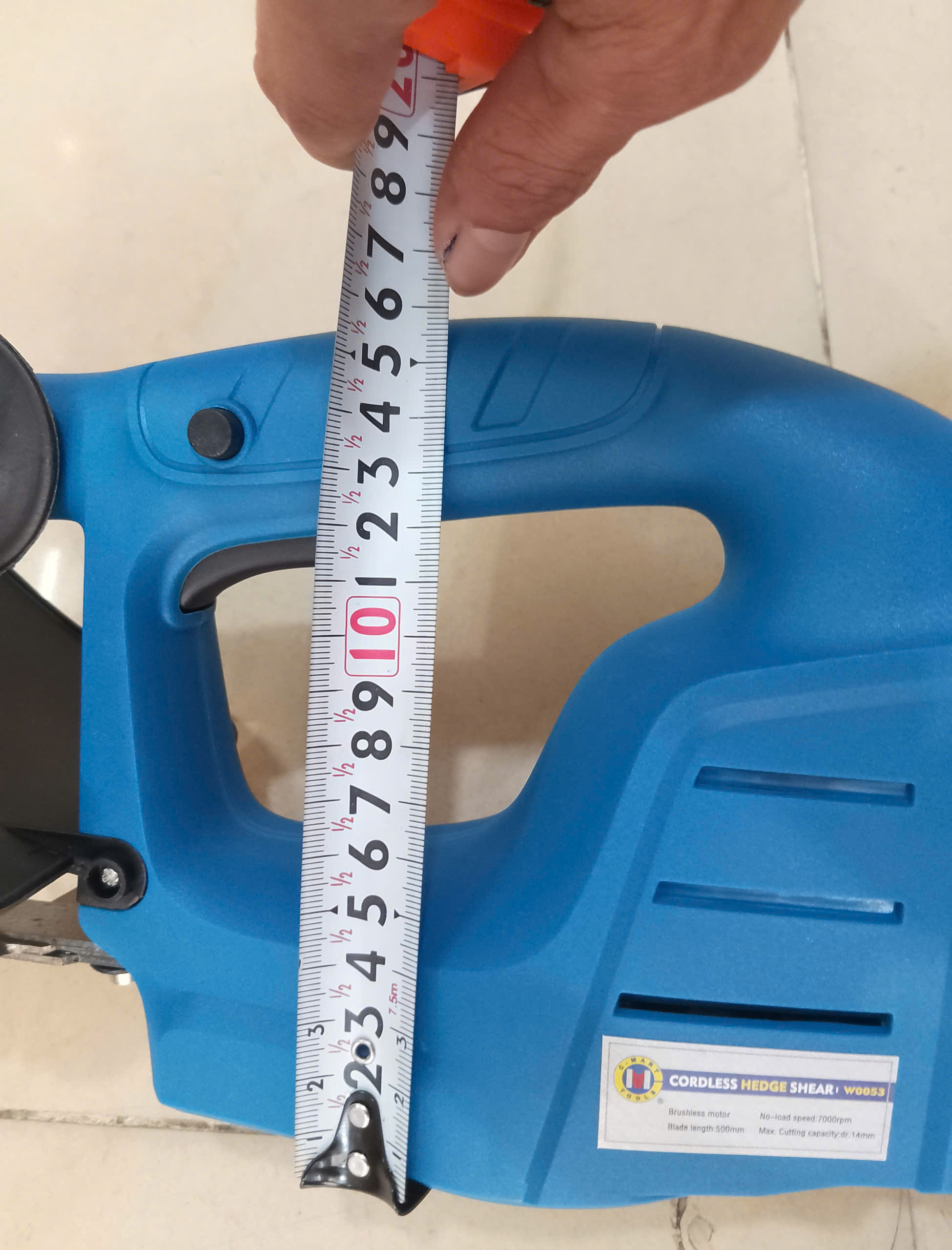 Hình ảnh 6 của mặt hàng Máy cưa cắt lá 21V C-Mart W0053