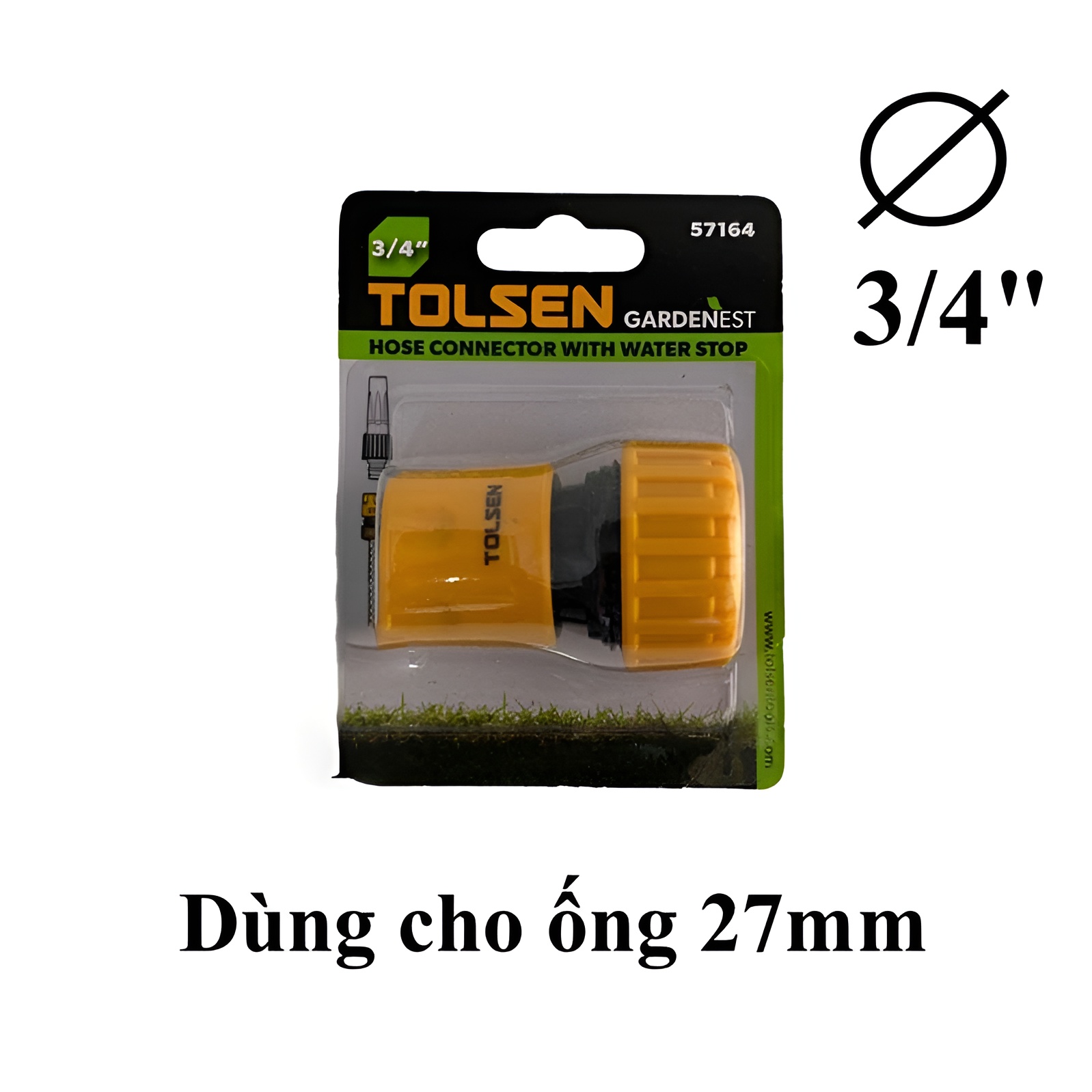 Hình ảnh 1 của mặt hàng KHỚP NỐI ỐNG NƯỚC 3/4" TOLSEN 57163