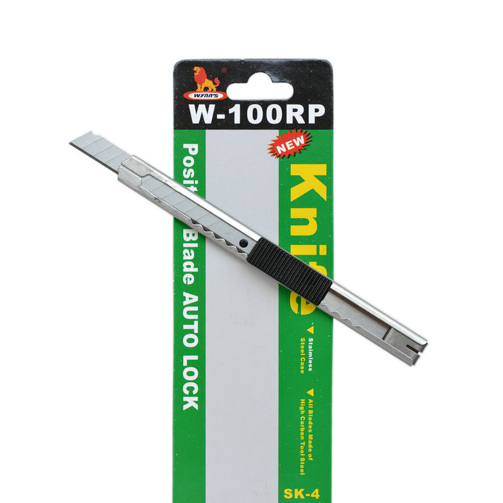 Hình ảnh 5 của mặt hàng Dao rọc giấy inox nhỏ(80mm) Wynns W100RP
