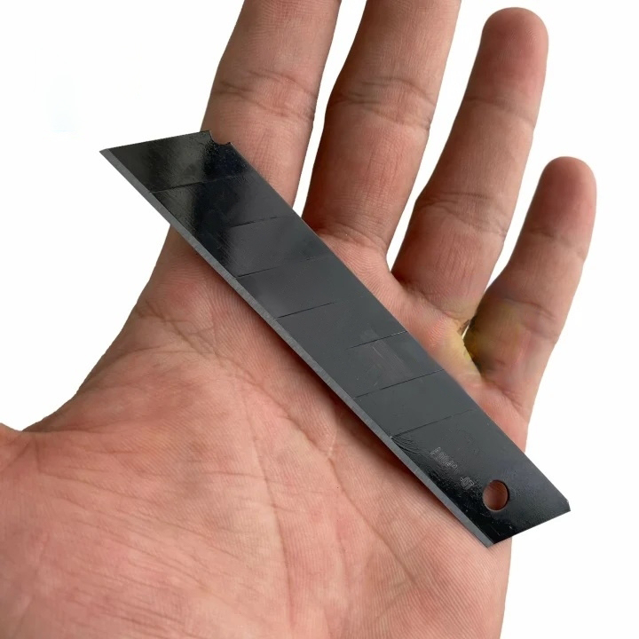 Hình ảnh 4 của mặt hàng Lưỡi dao rọc giấy cao cấp 100 x 18 x 0.5mm 7 khía Asaki AK-8768
