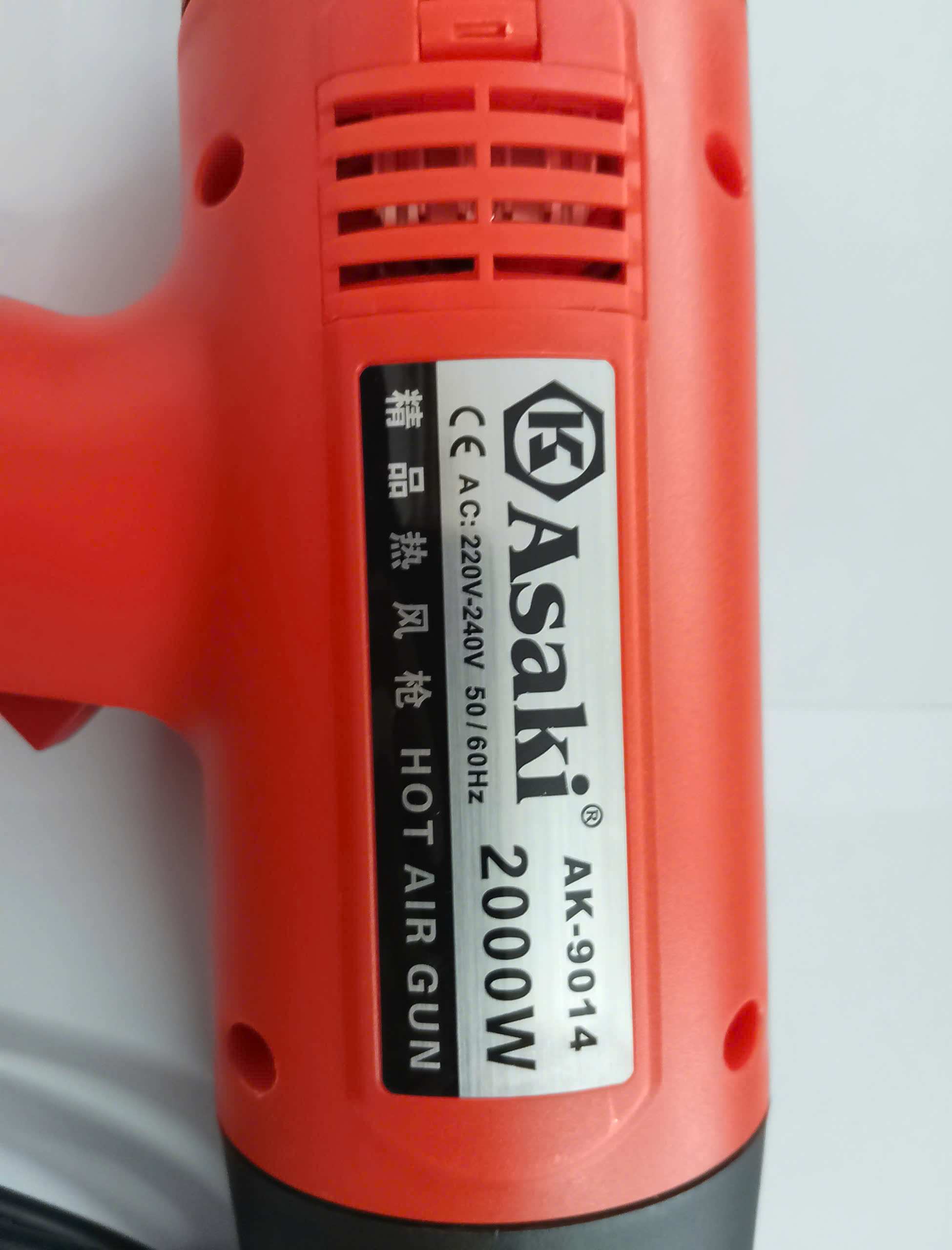 Hình ảnh 9 của mặt hàng Máy Khò Hơi Nóng 2000W Asaki AK-9014