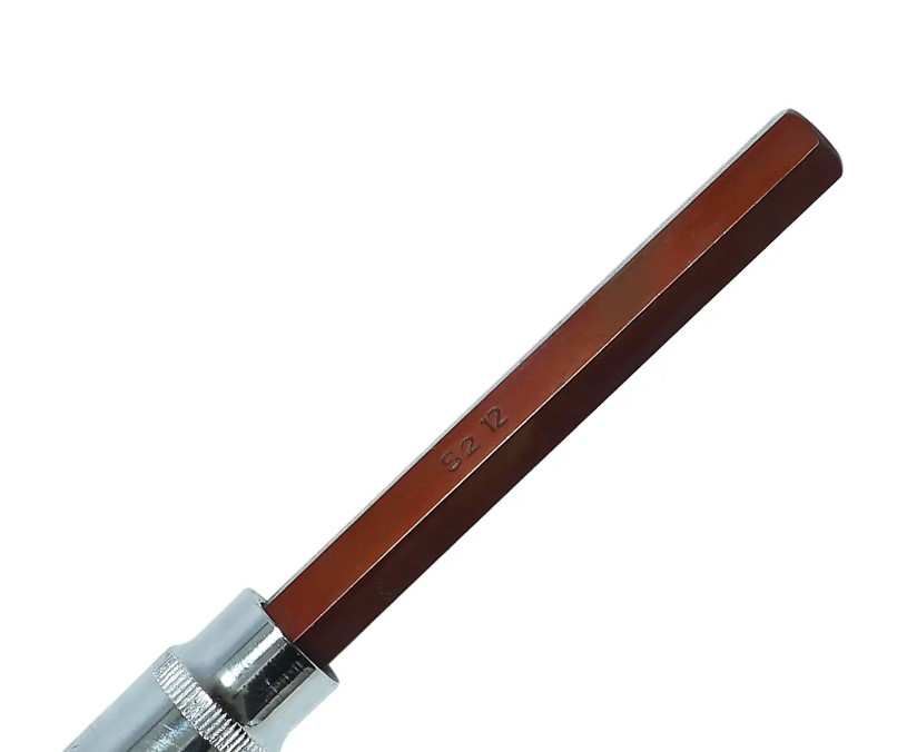 Hình ảnh 10 của mặt hàng Đầu tuýp gắn mũi lục giác dài (thép S2) H7x 100mm Asaki AK-7228