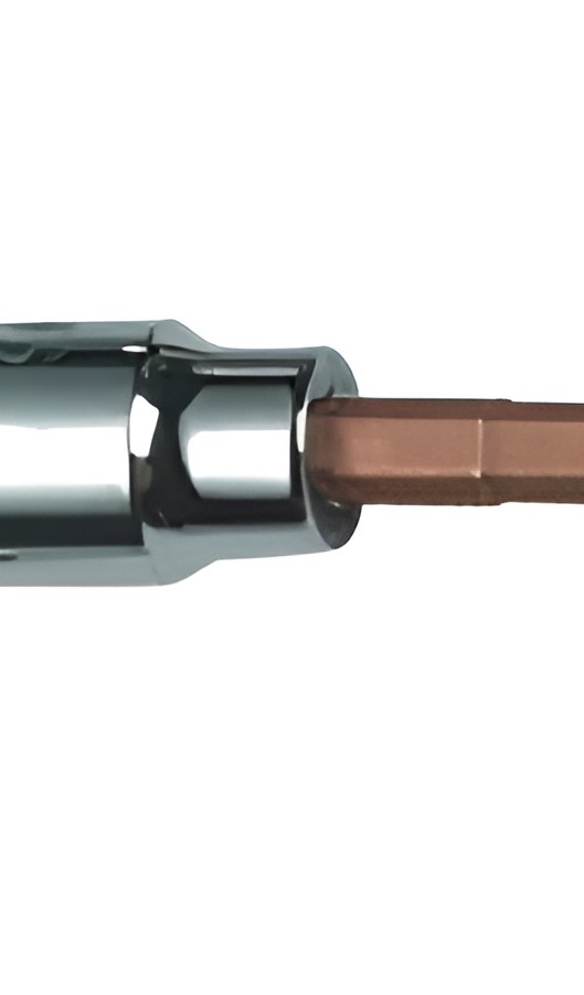 Hình ảnh 1 của mặt hàng Đầu tuýp gắn mũi lục giác (thép S2) H4x 38mm Asaki AK-7326