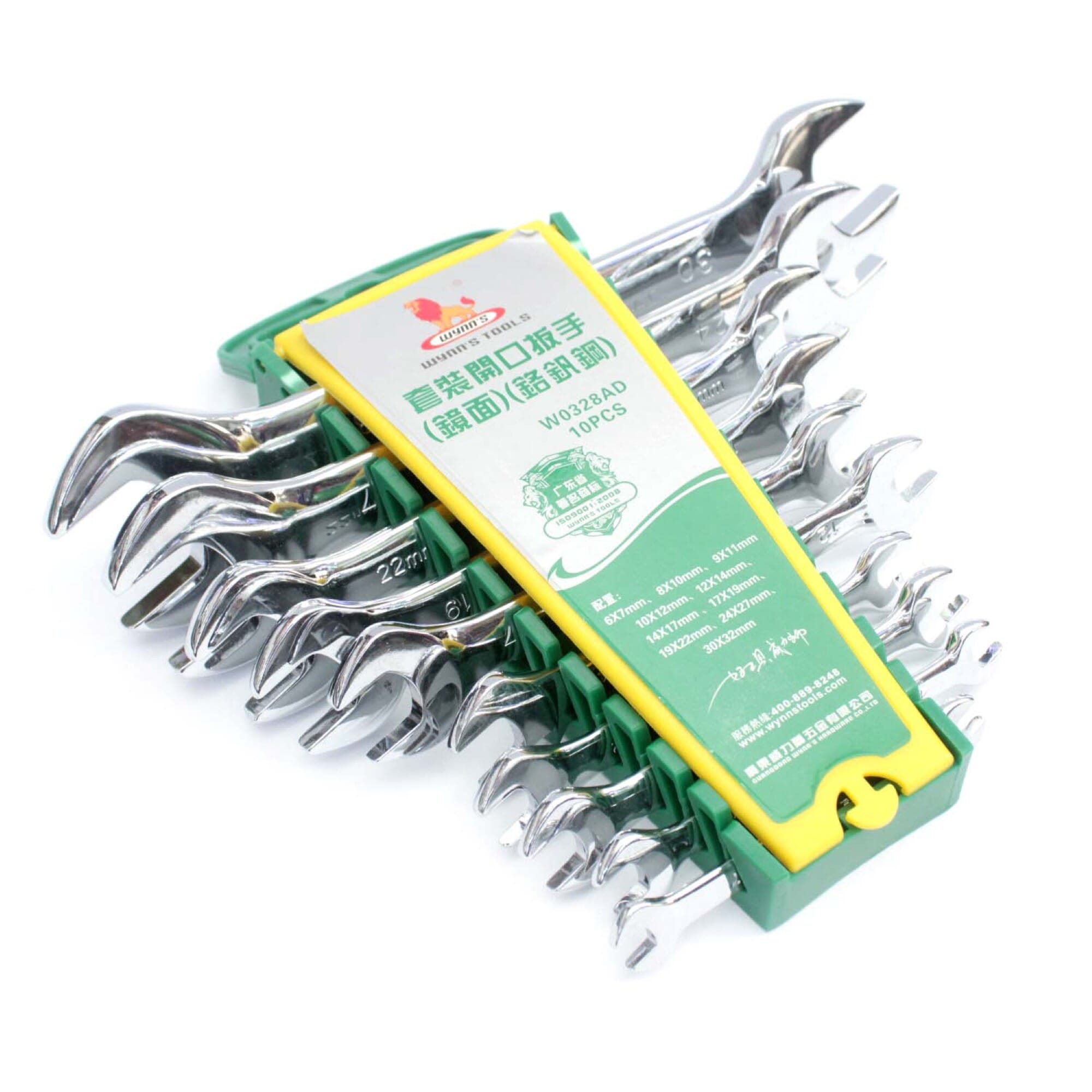 Hình ảnh 1 của mặt hàng Bộ cờ lê hai đầu mở 10PCS Wynns W0328AD