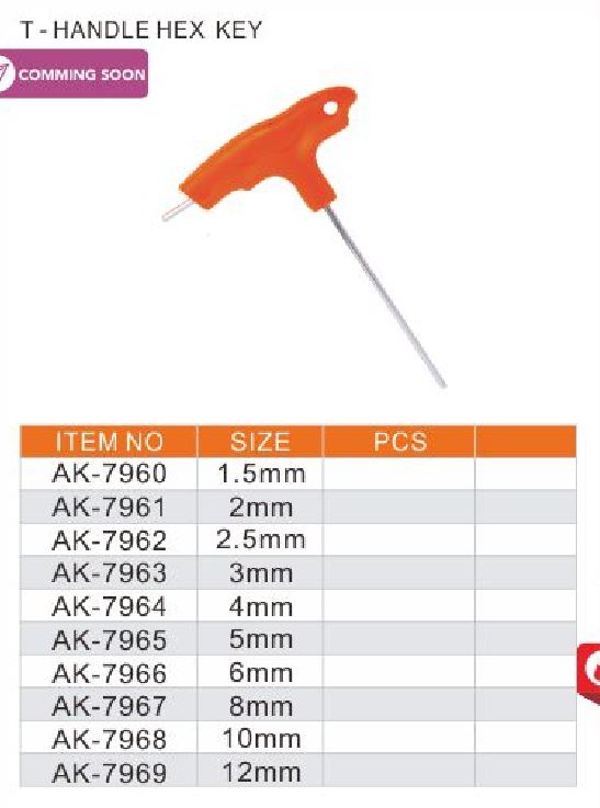 Hình ảnh 1 của mặt hàng Cần lục giác chữ T 5mm Asaki AK-7965