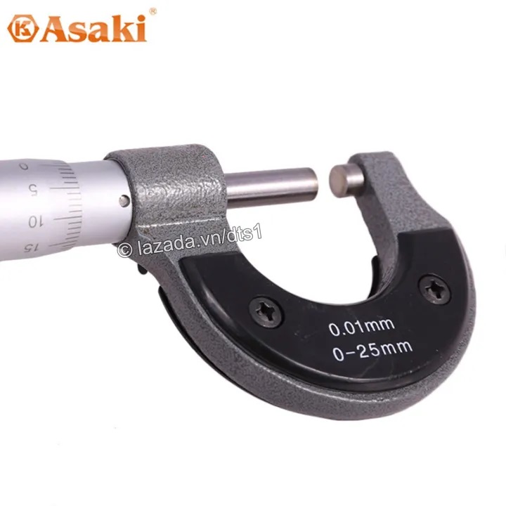 Hình ảnh 2 của mặt hàng Panme đo ngoài cơ khí 25-50 mm Asaki AK-0133