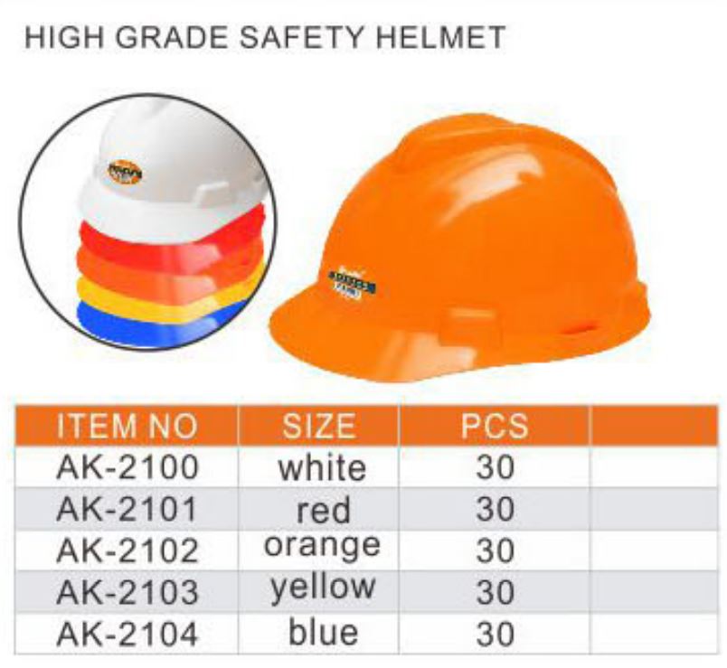 Hình ảnh 1 của mặt hàng Nón bảo hộ lao động cao cấp màu xanh Asaki AK-2104