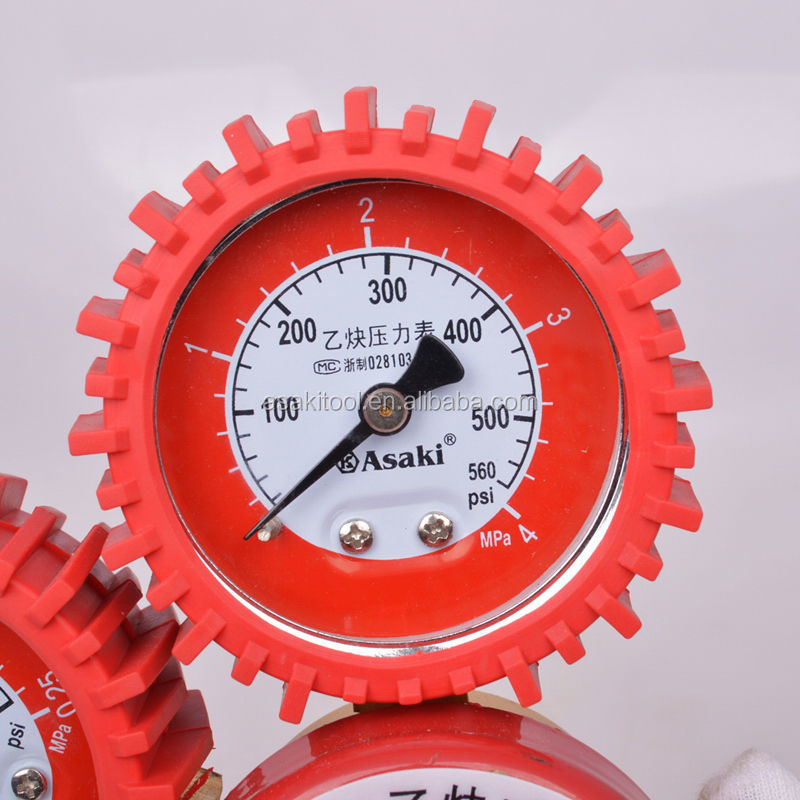 Hình ảnh 5 của mặt hàng Đồng hồ đo áp suất khí hàn gas Acetylen Asaki AK-2007