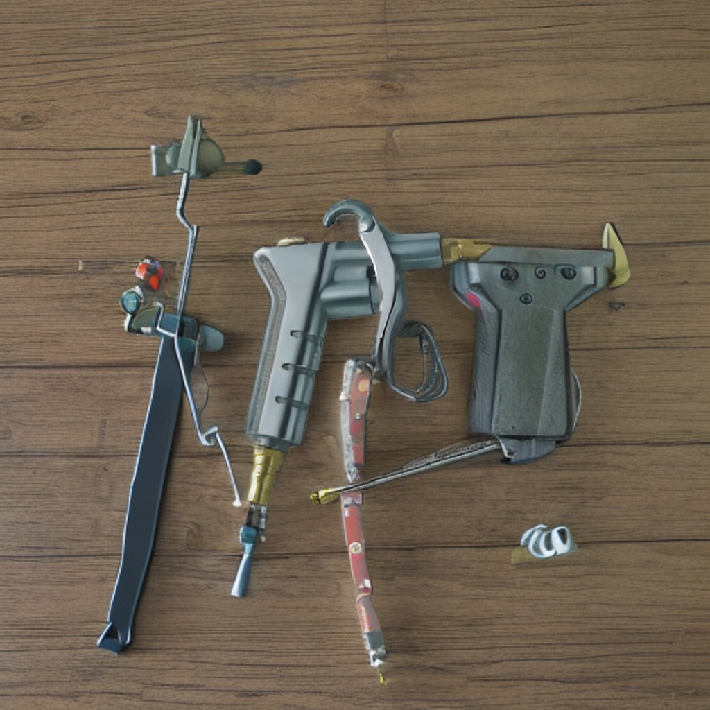 Hình ảnh 5 của mặt hàng Súng xì khô,xịt bụi khí nén Asaki AK-1014