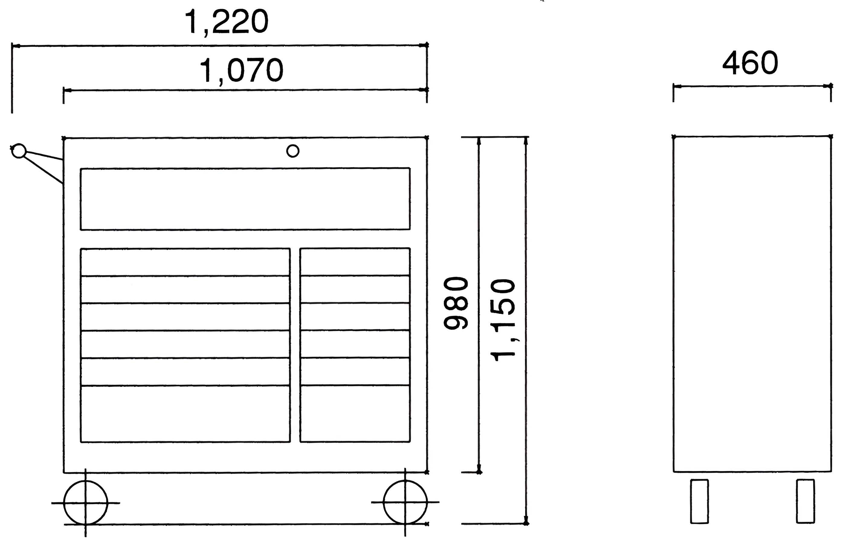 Hình ảnh 3 của mặt hàng Xe đẩy đựng dụng cụ 42" 13 ngăn LICOTA