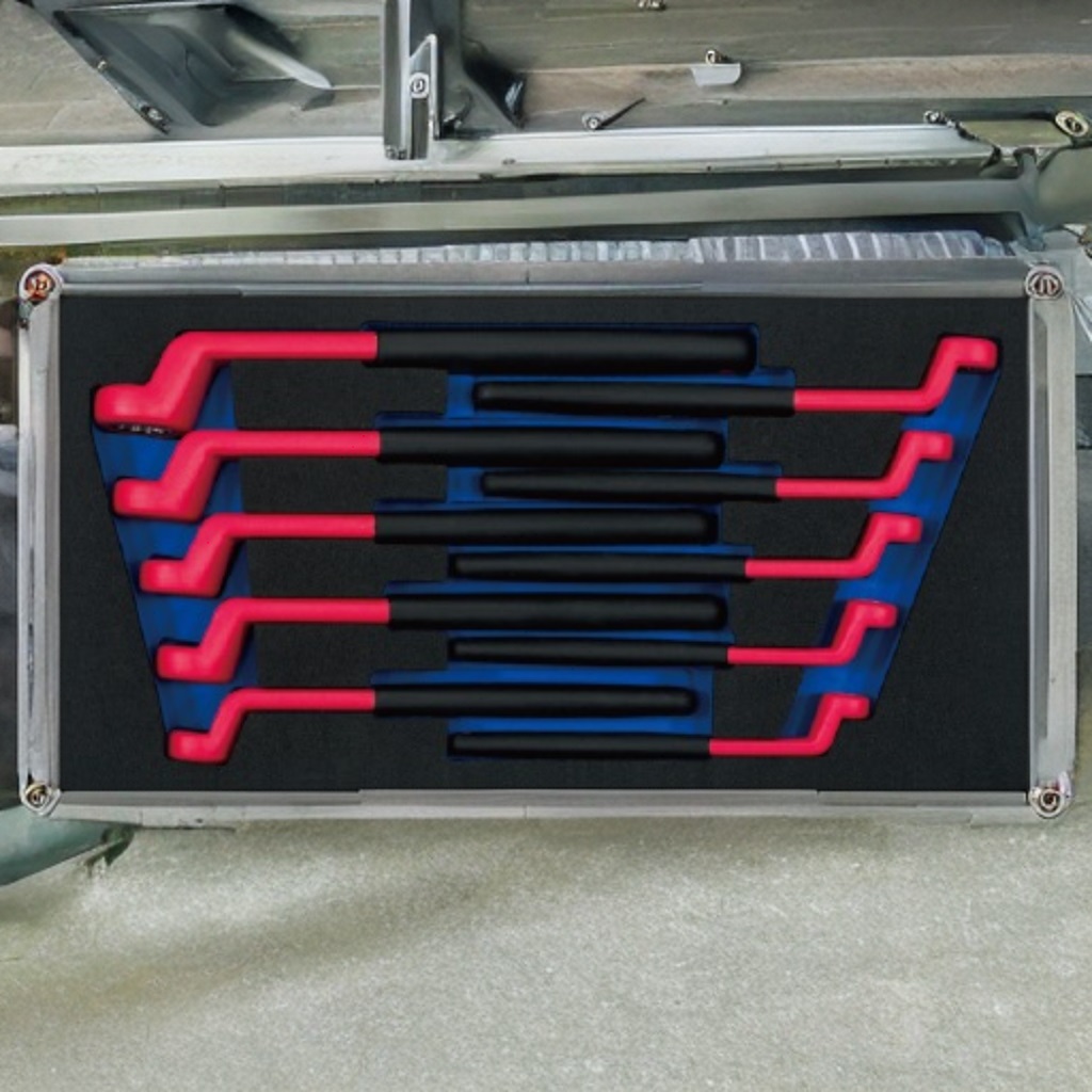 Hình ảnh 1 của mặt hàng Bộ 10 cờ lê 1 đầu vòng nghiêng cách điện 1000V LICOTA