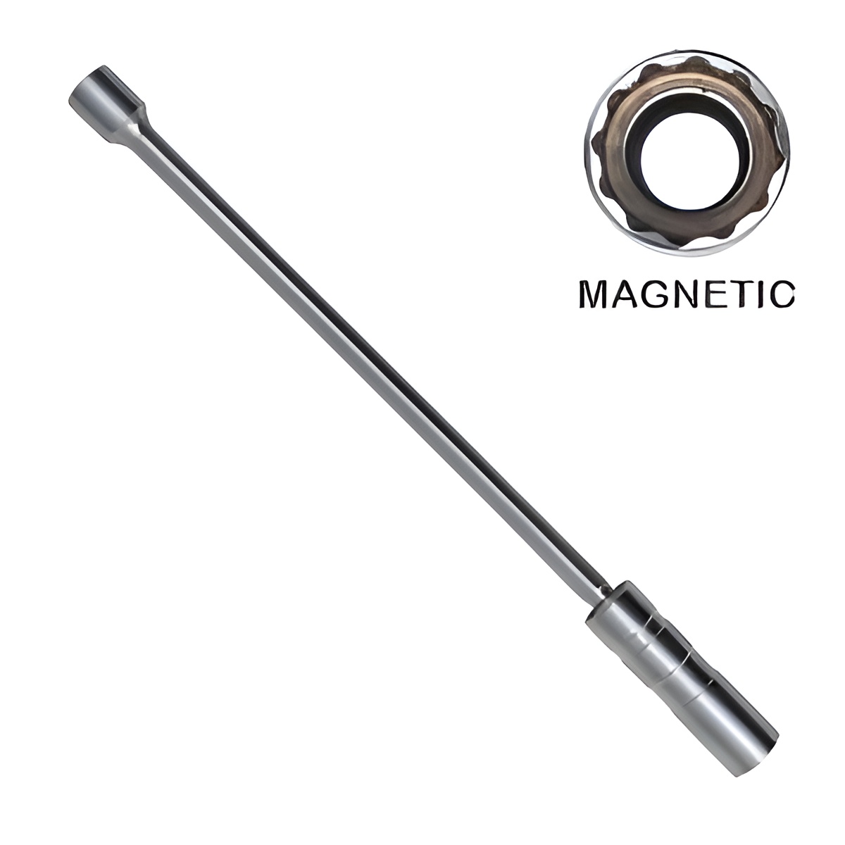 Hình ảnh 7 của mặt hàng Đầu tuýp mở bugi 3/8" x 14mm dài 308mm có từ tính LICOTA