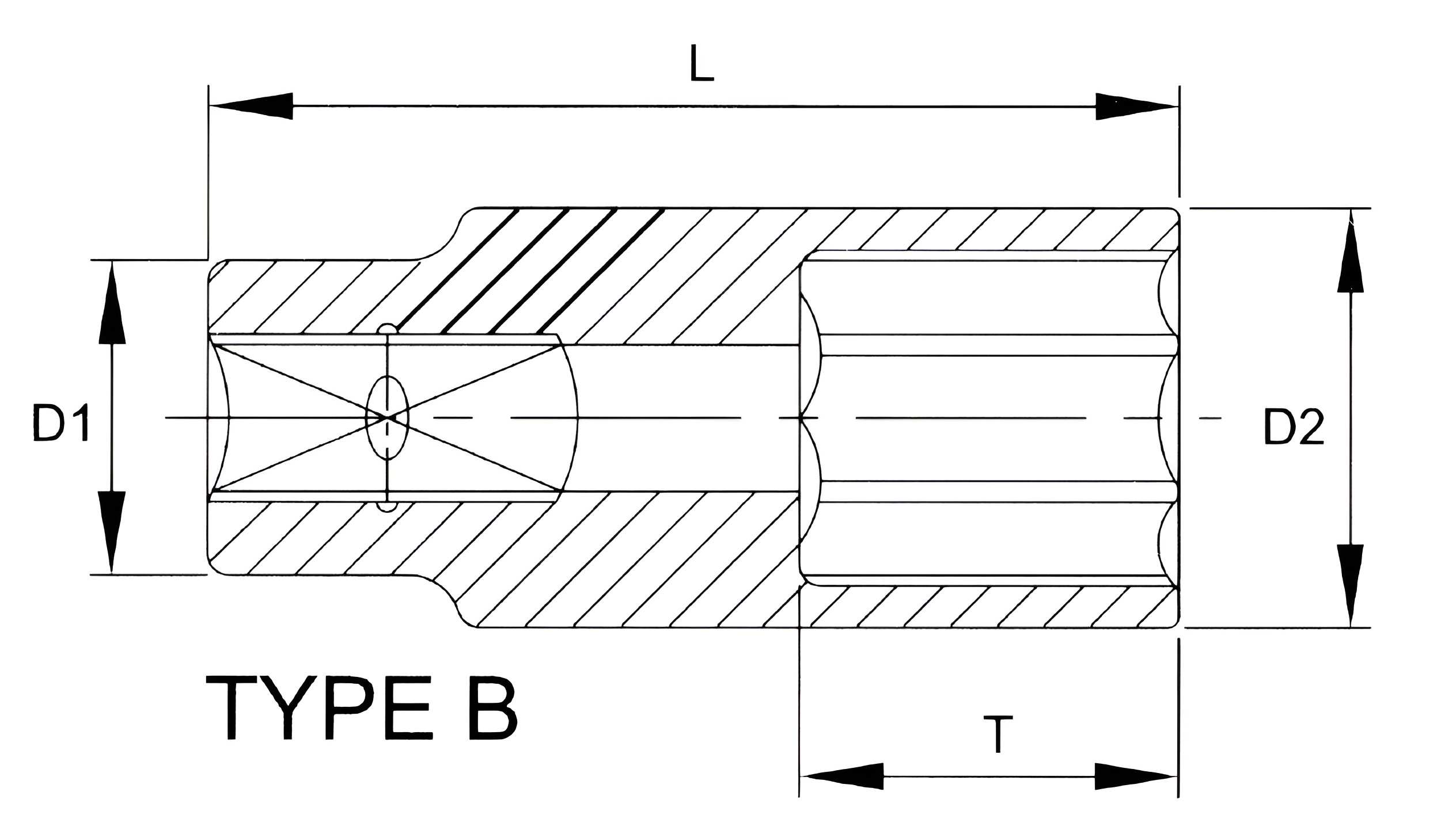 Hình ảnh 1 của mặt hàng Đầu tuýp dài 3/8" 12 góc Flank 21mm LICOTA