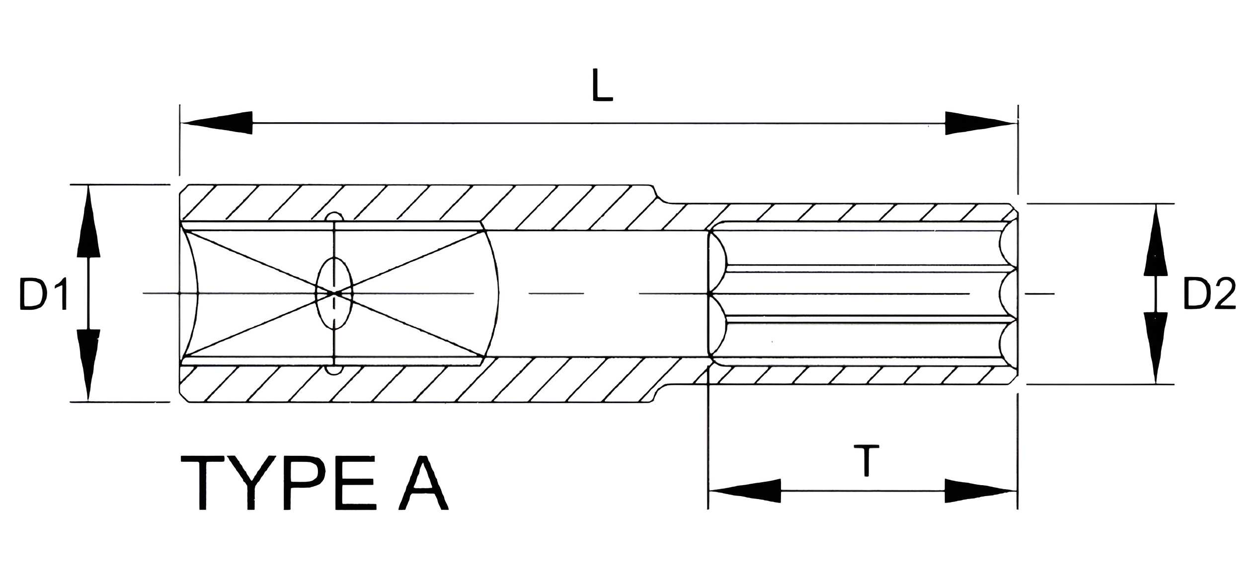 Hình ảnh 1 của mặt hàng Đầu tuýp dài 1/2" 12 góc Flank 1/2" LICOTA