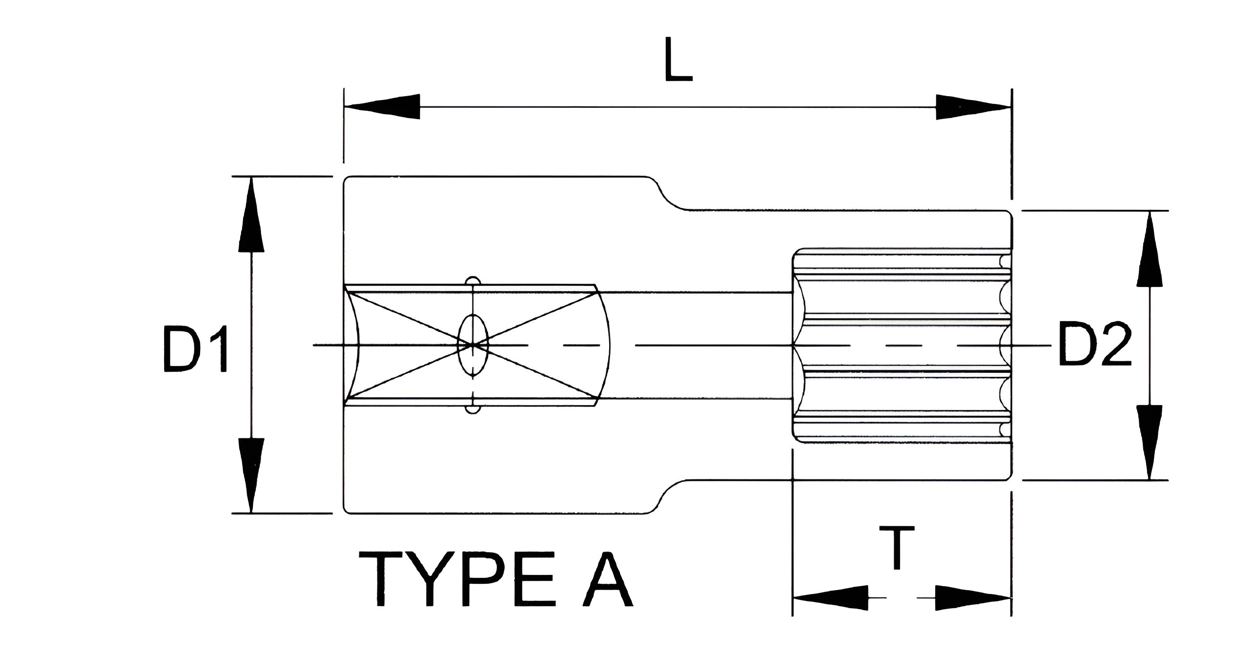 Hình ảnh 1 của mặt hàng Đầu tuýp 3/4" 12 góc Flank 7/8" LICOTA