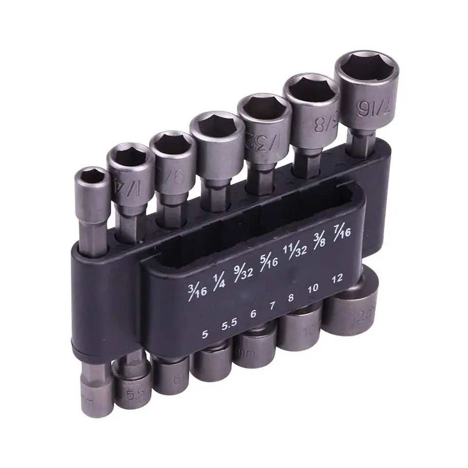 Hình ảnh 6 của mặt hàng Bộ tuýp mũi vít lục giác 1/4" 14 chi tiết Tolsen 77817