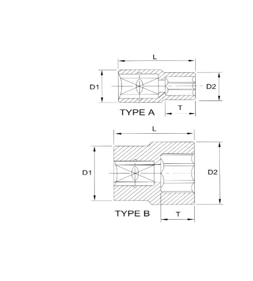 Hình ảnh 12 của mặt hàng Đầu tuýp 1" 6 góc Flank 80mm LICOTA