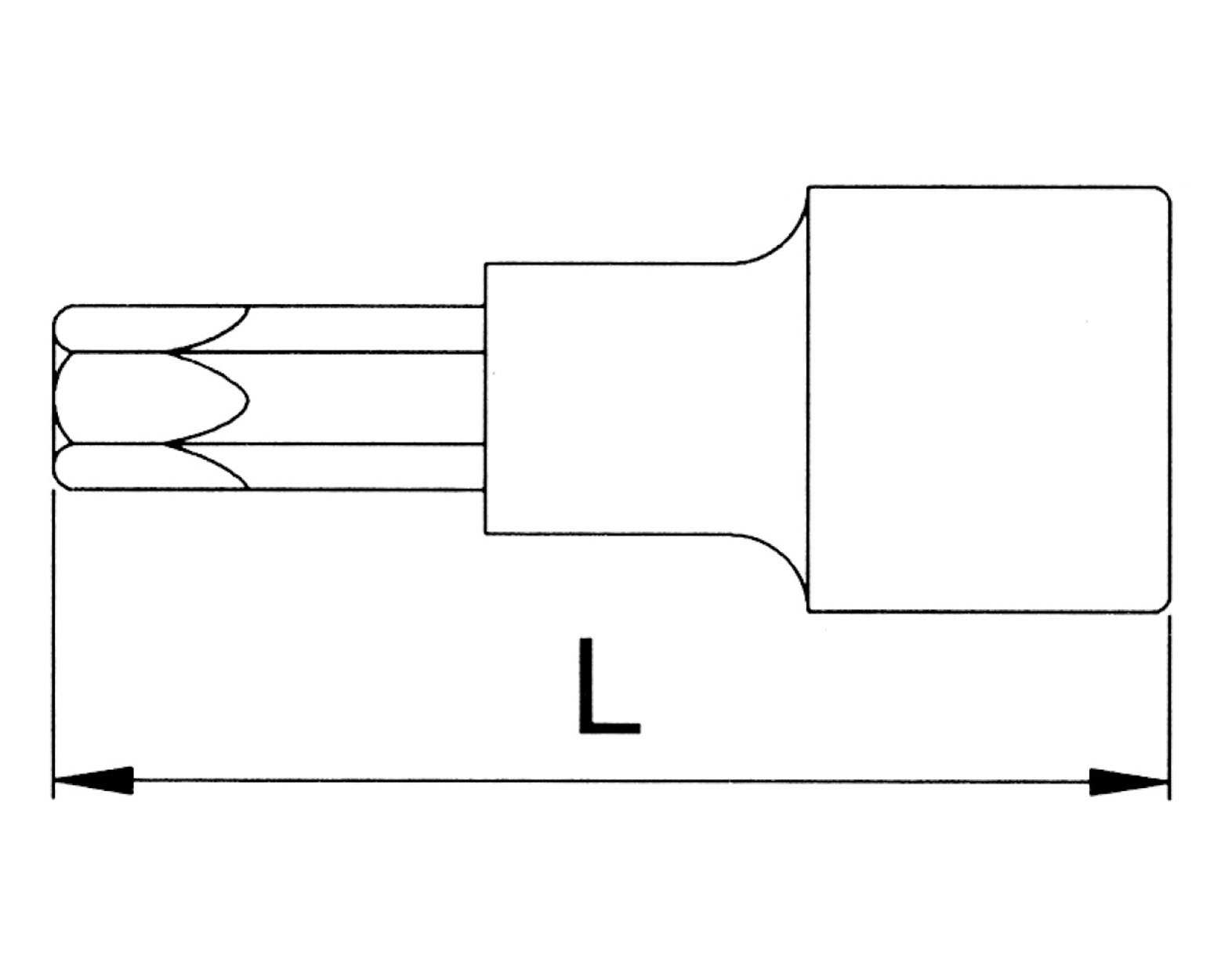 Hình ảnh 1 của mặt hàng Bộ 14 đầu tuýp mũi vít 1/4" LICOTA