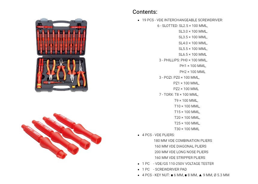 Hình ảnh 1 của mặt hàng Bộ dụng cụ 29 chi tiết LICOTA ASD-CVS104K