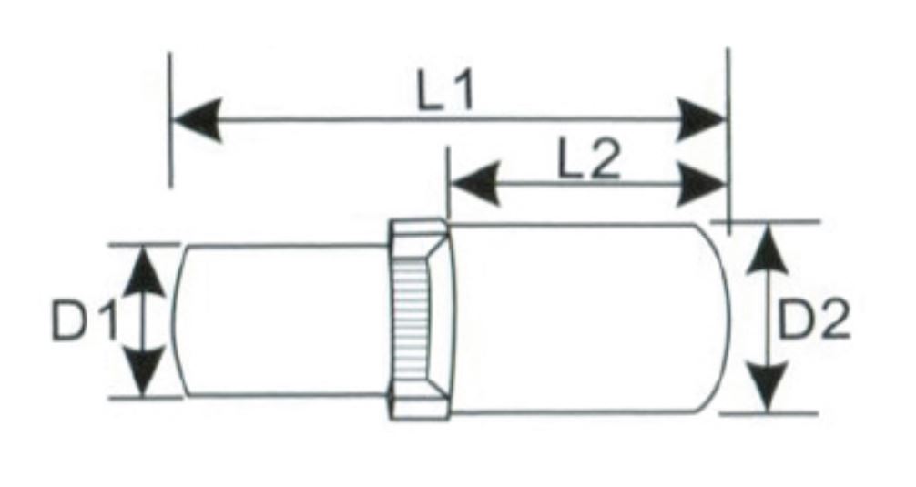 Hình ảnh 1 của mặt hàng Đầu tuýp cách điện 1/2" 12mm LICOTA VDA-SMN4012L