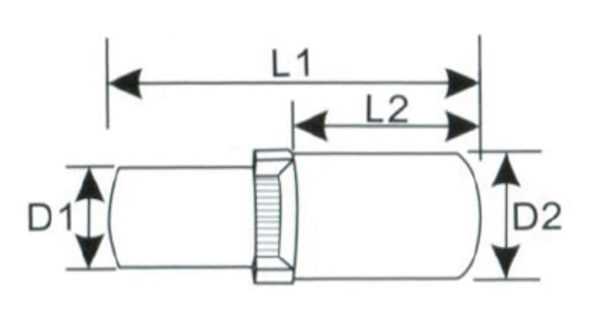 Hình ảnh 1 của mặt hàng Đầu tuýp xoắn cách điện 1/2" 14mm LICOTA VDA-ST4014L