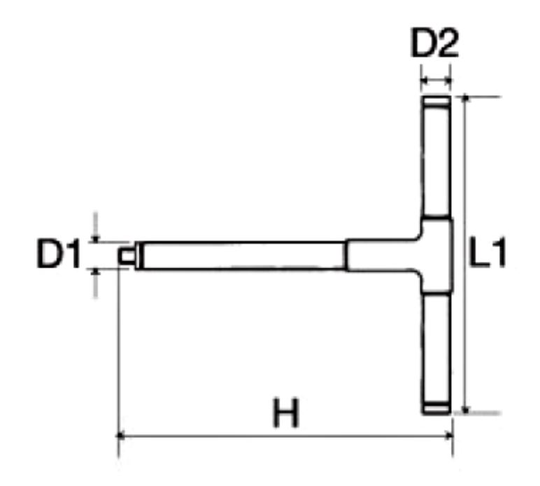 Hình ảnh 2 của mặt hàng Cần siết chữ T 3/8" LICOTA VDA-R308D