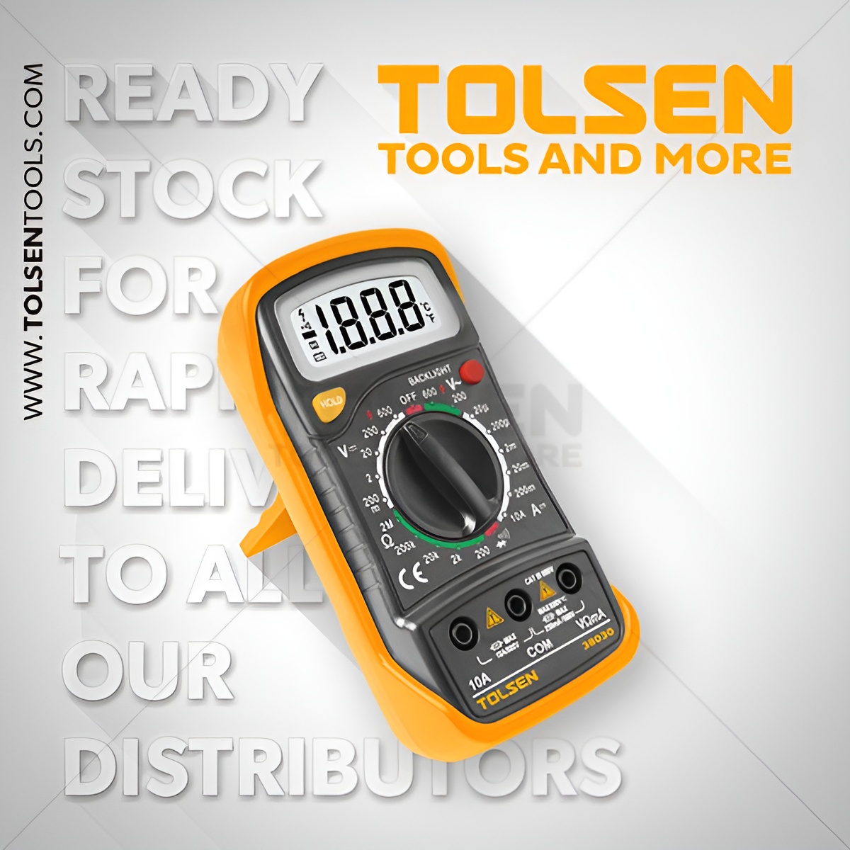 Hình ảnh 1 của mặt hàng Đồng hồ điện tử vạn năng Tolsen 38030