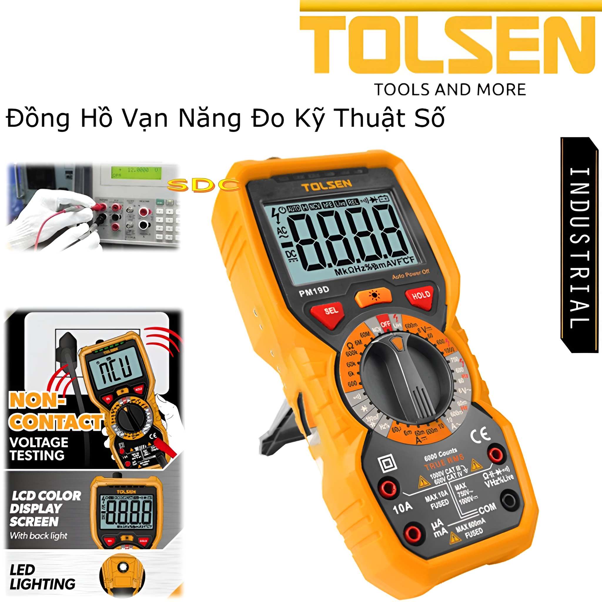 Hình ảnh 3 của mặt hàng Đồng hồ điện tử vạn năng Tolsen 38033