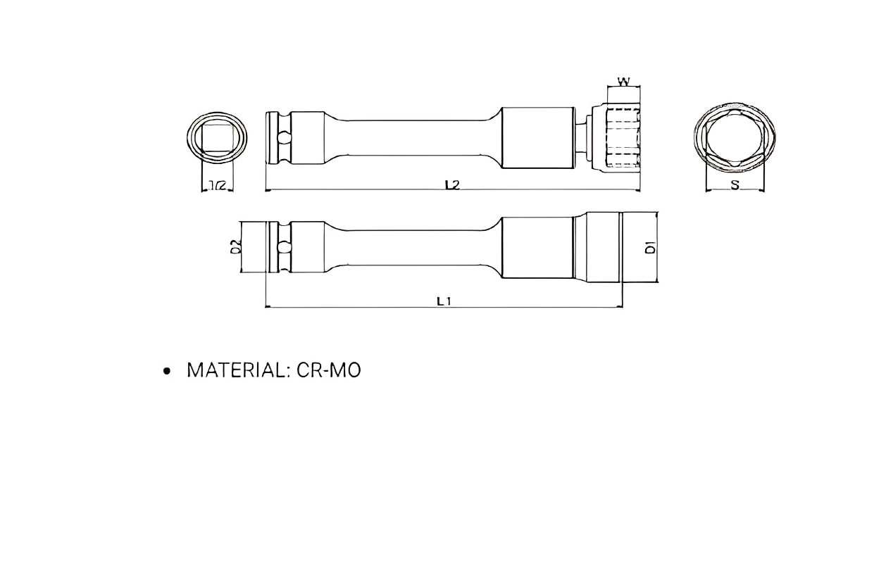 Hình ảnh 12 của mặt hàng Đầu tuýp vặn ốc 1/2" lắc léo 15mm dài 10inch LICOTA