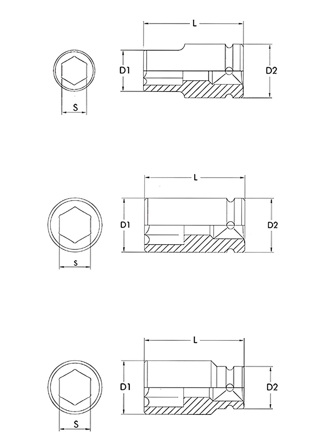 Hình ảnh 1 của mặt hàng Bộ đầu tuýp 13 chi tiết 1/2" LICOTA