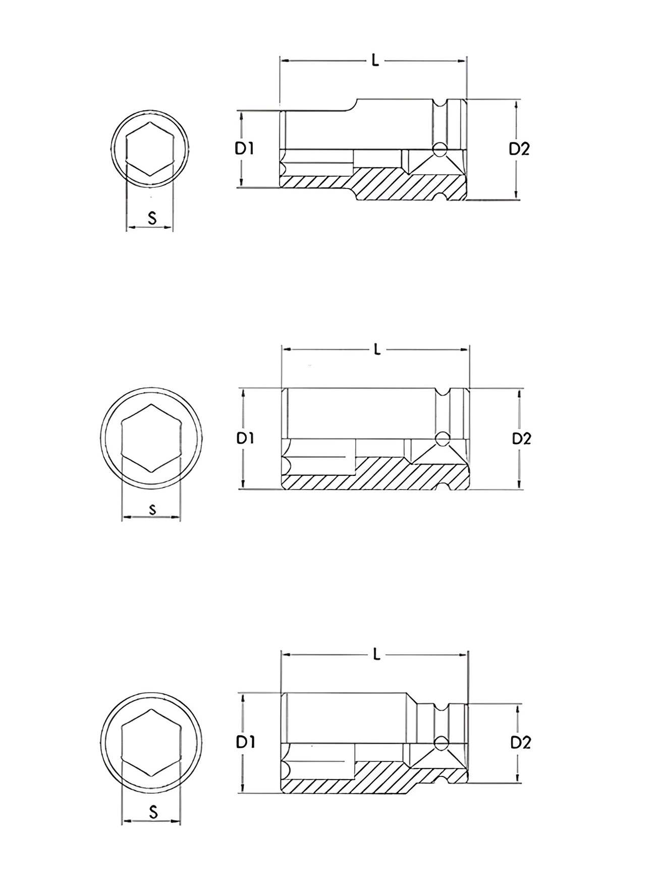 Hình ảnh 1 của mặt hàng Bộ đầu tuýp 30 chi tiết 1/2" LICOTA