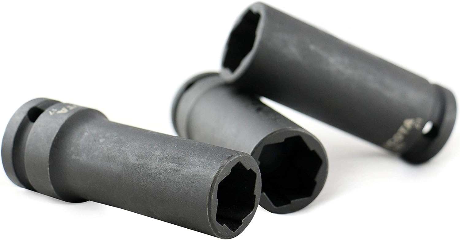 Hình ảnh 2 của mặt hàng Bộ 3 đầu tuýp dài 1/2" 2 chiều LICOTA