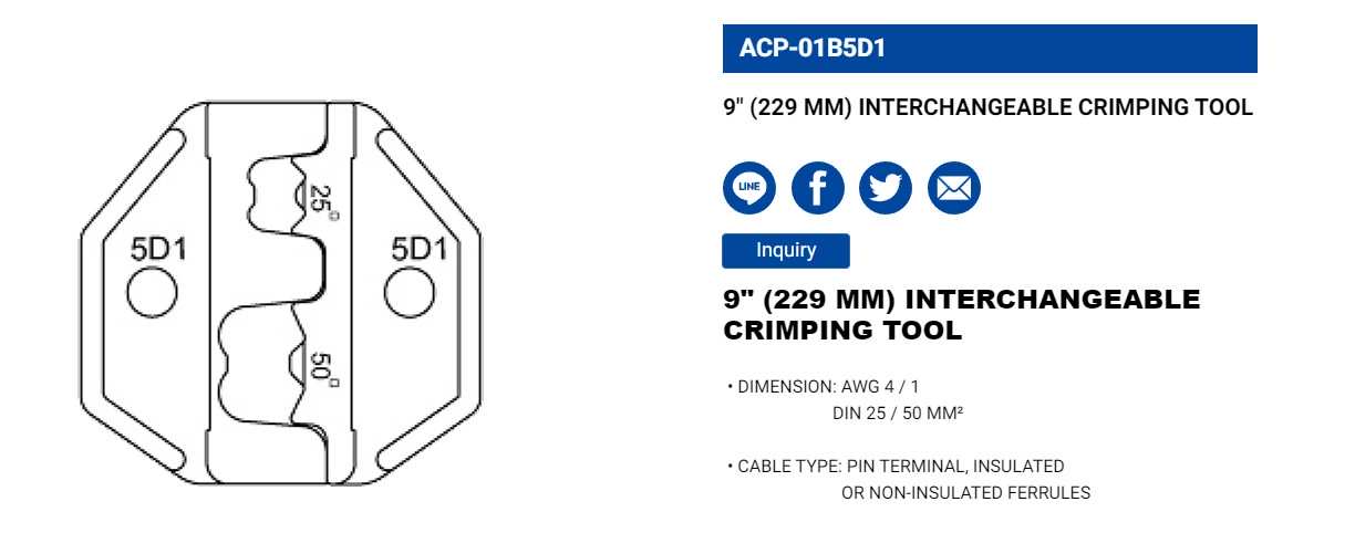 Hình ảnh 2 của mặt hàng Kìm bấm cosse 9" LICOTA ACP-01B5D1