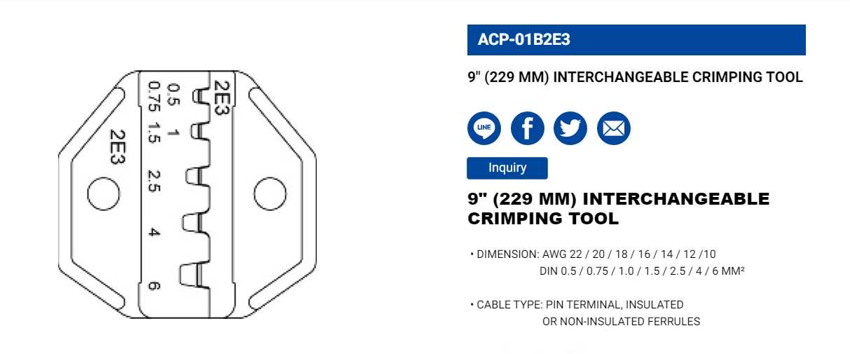 Hình ảnh 5 của mặt hàng Kìm bấm cosse 9" LICOTA ACP-01B2E3